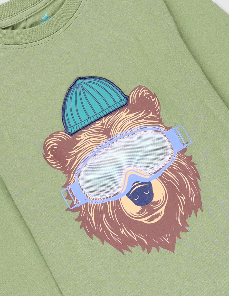 Playera manga larga para niño 3