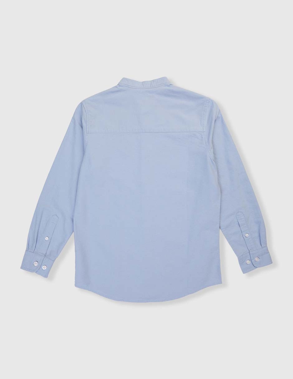 Camisa casual de algodón manga larga para niño 2