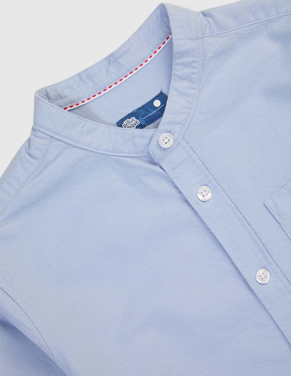Camisa casual de algodón manga larga para niño 3