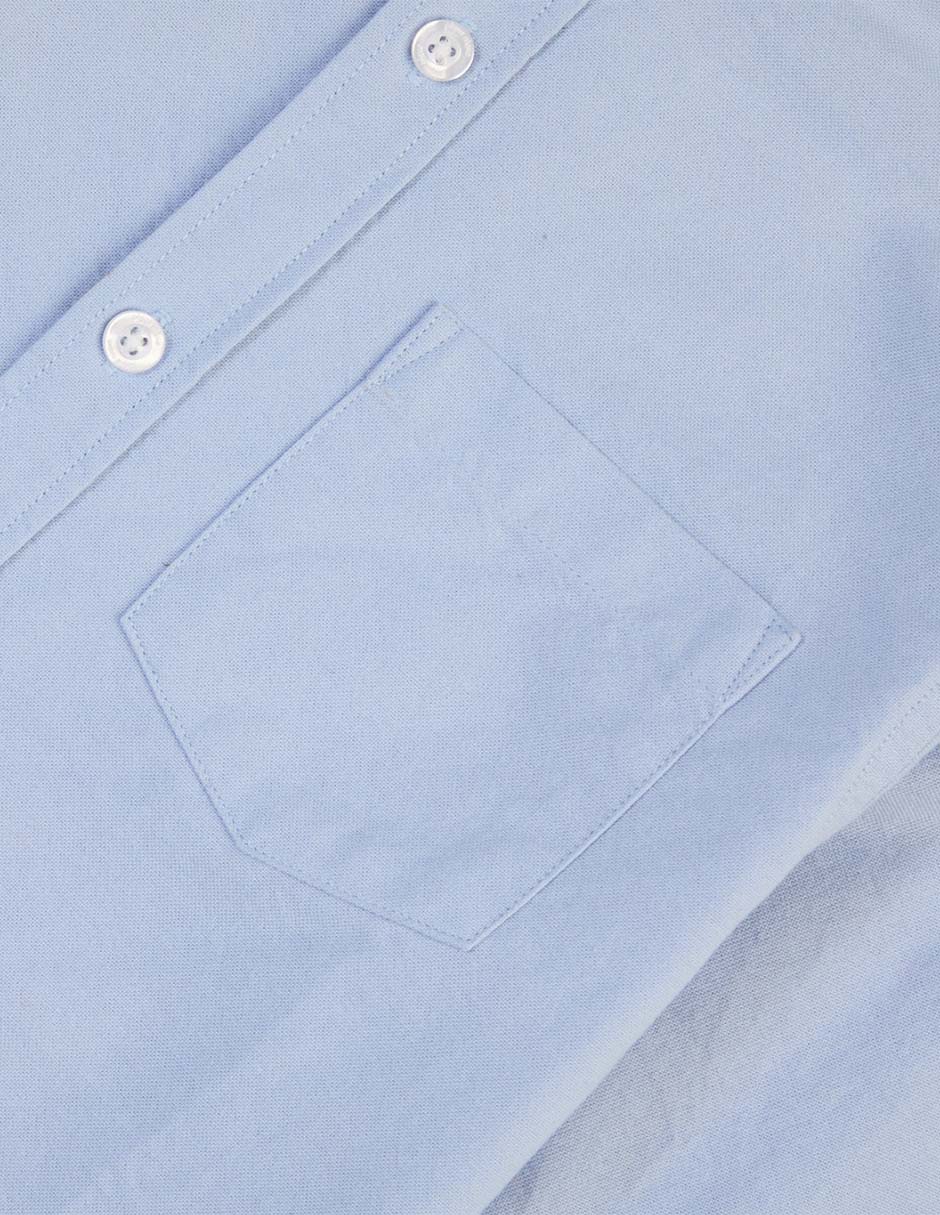 Camisa casual de algodón manga larga para niño 4