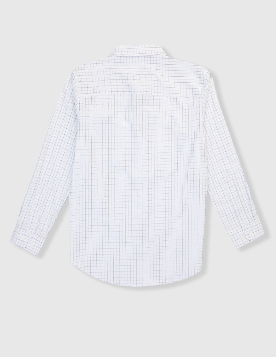 Camisa de vestir de algodón manga larga para niño 2