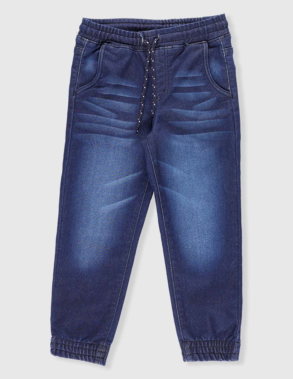 Jeans jogger slim para niño