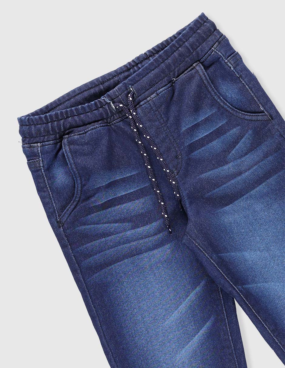Jeans jogger slim para niño 3