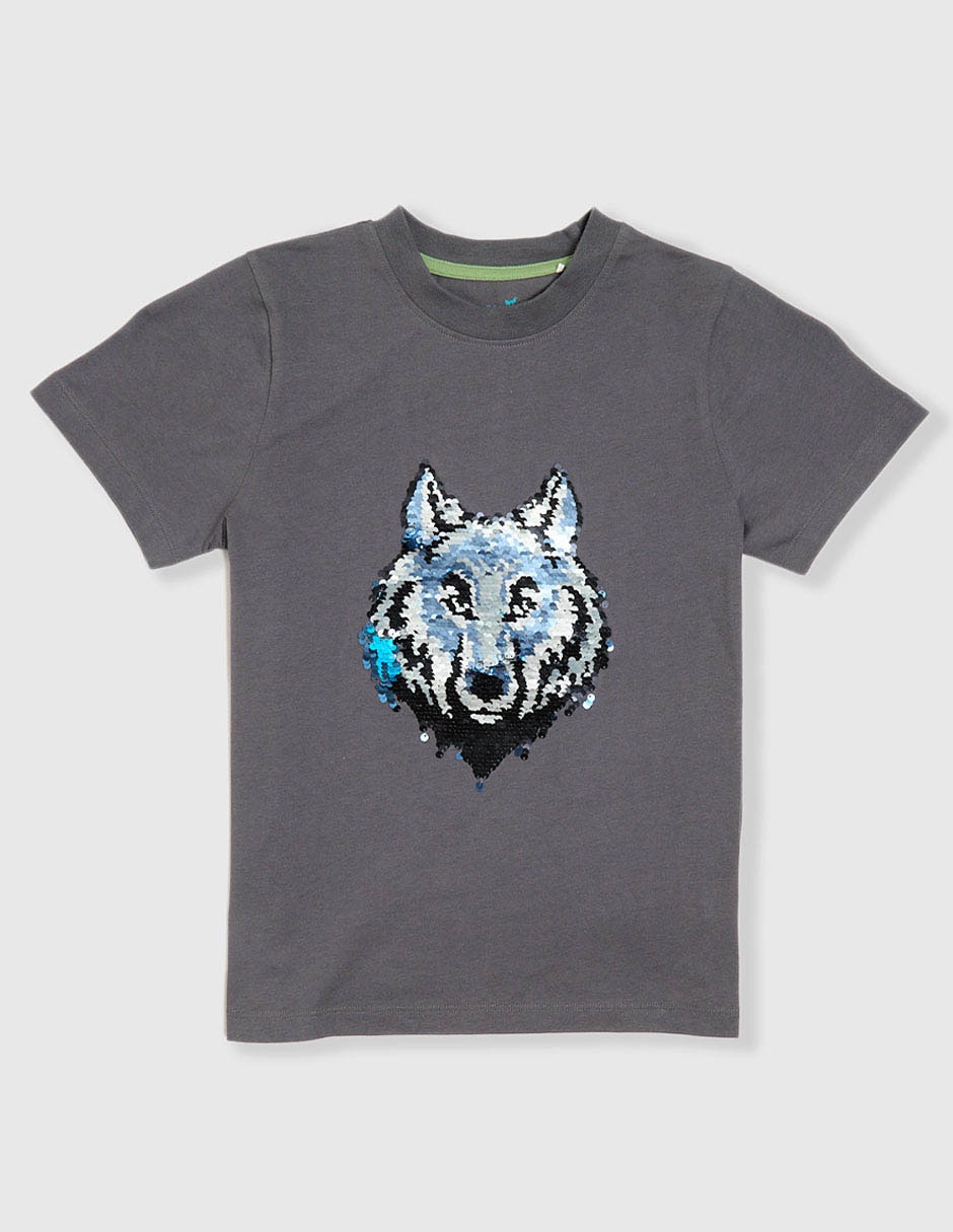 Playera manga corta para niño