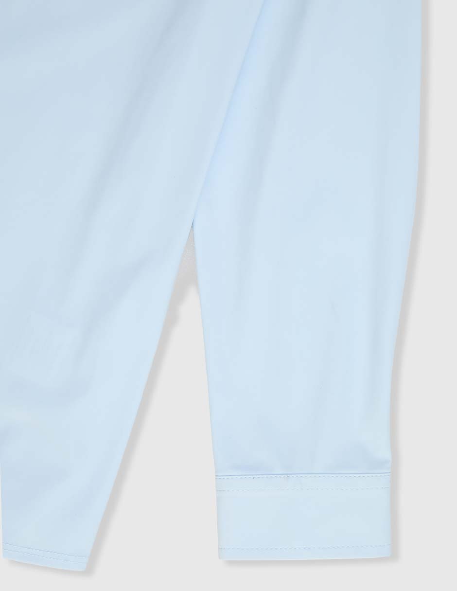 Camisa de vestir de algodón manga larga para niño 4