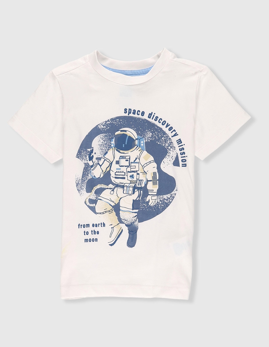 Playera manga corta para niño