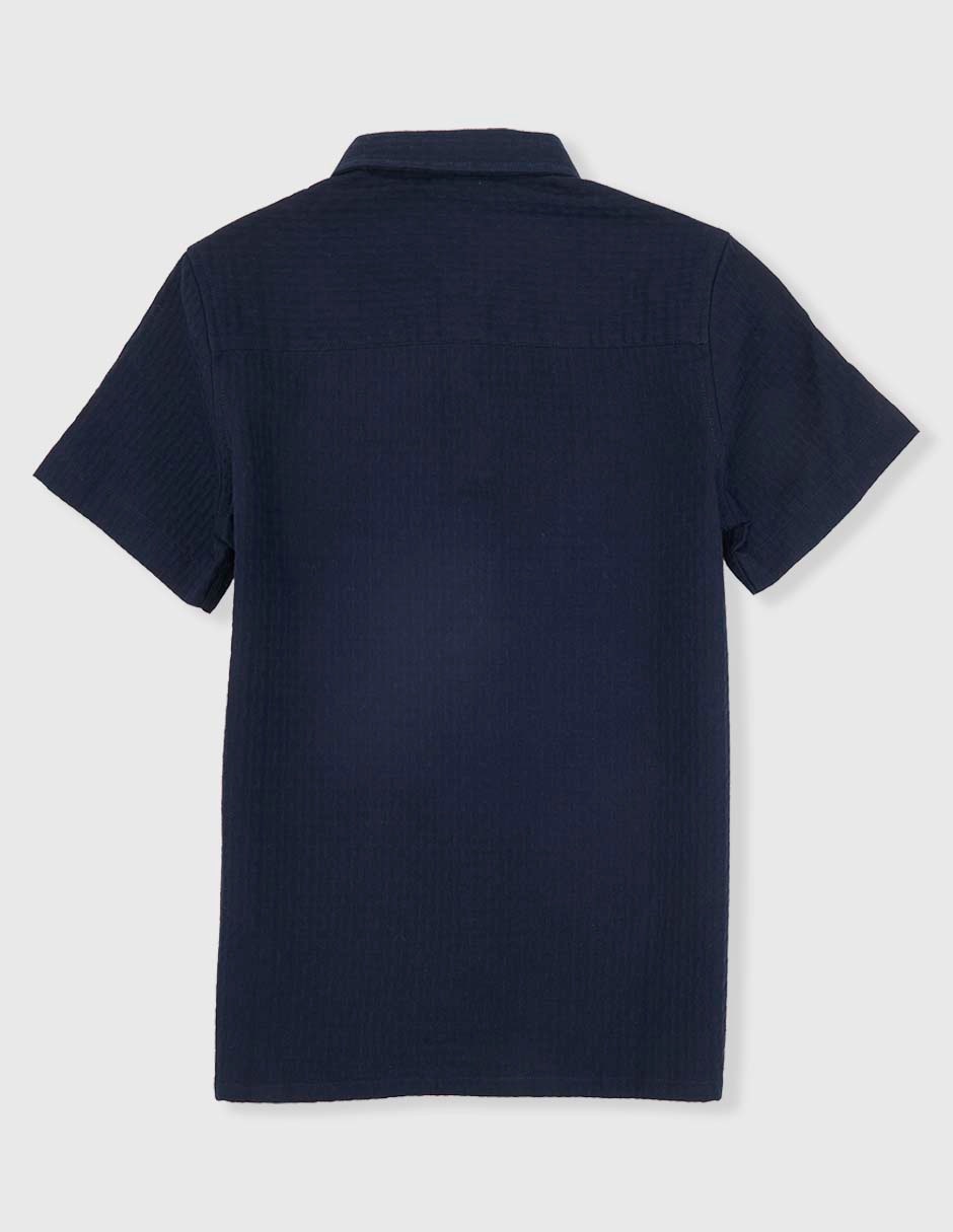 Camisa casual de algodón manga corta para niño 2