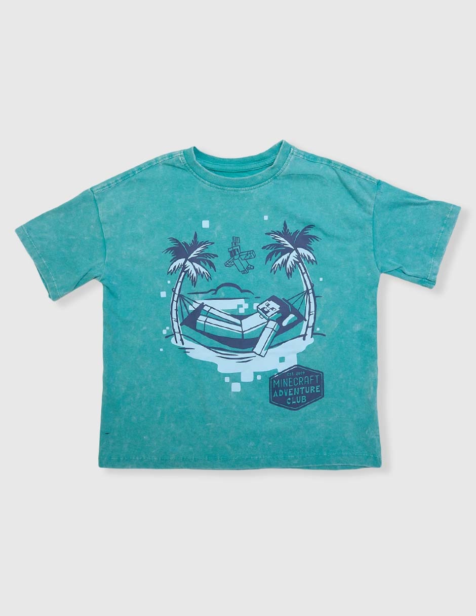 Playera manga corta para niño