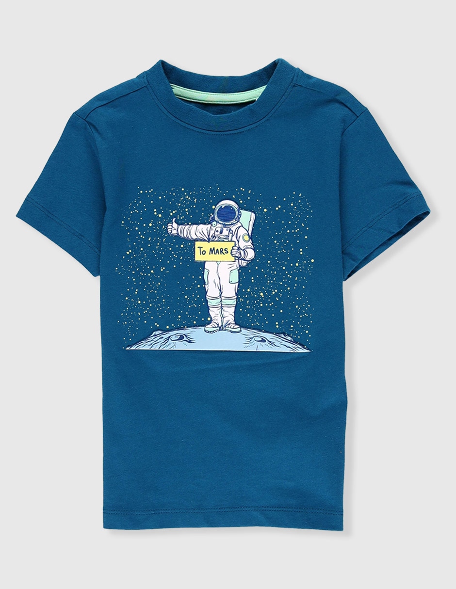 Playera manga corta para niño