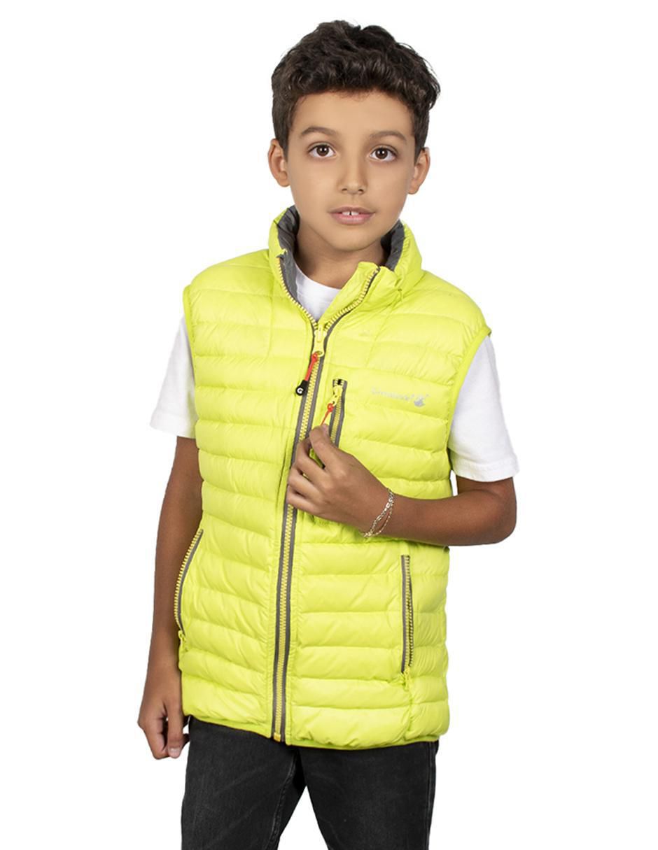 Chaleco con capucha para niño