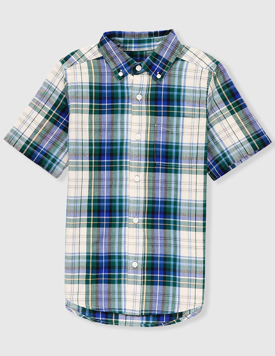 Camisa casual manga corta para niño