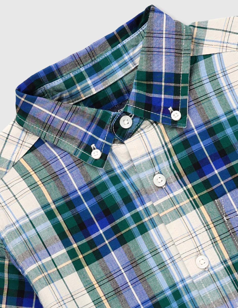 Camisa casual manga corta para niño 3