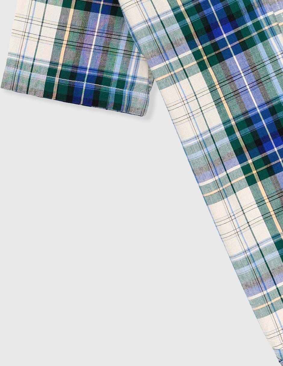 Camisa casual manga corta para niño 4