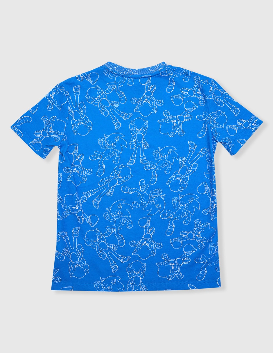 Playera Sonic manga corta para niño 2