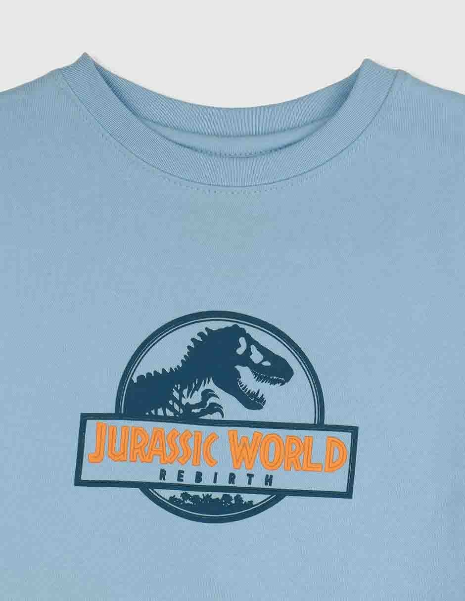 Playera Jurassic World manga corta para niño 3