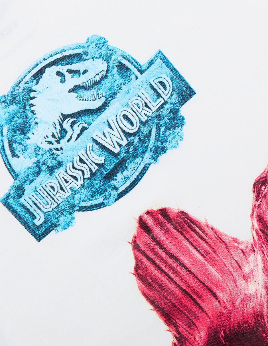 Playera Jurassic World manga corta para niño 4