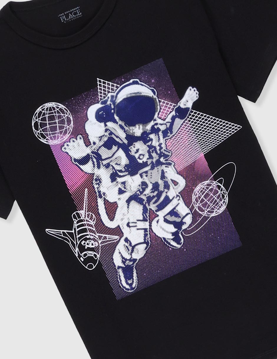 Playera manga corta para niño 3