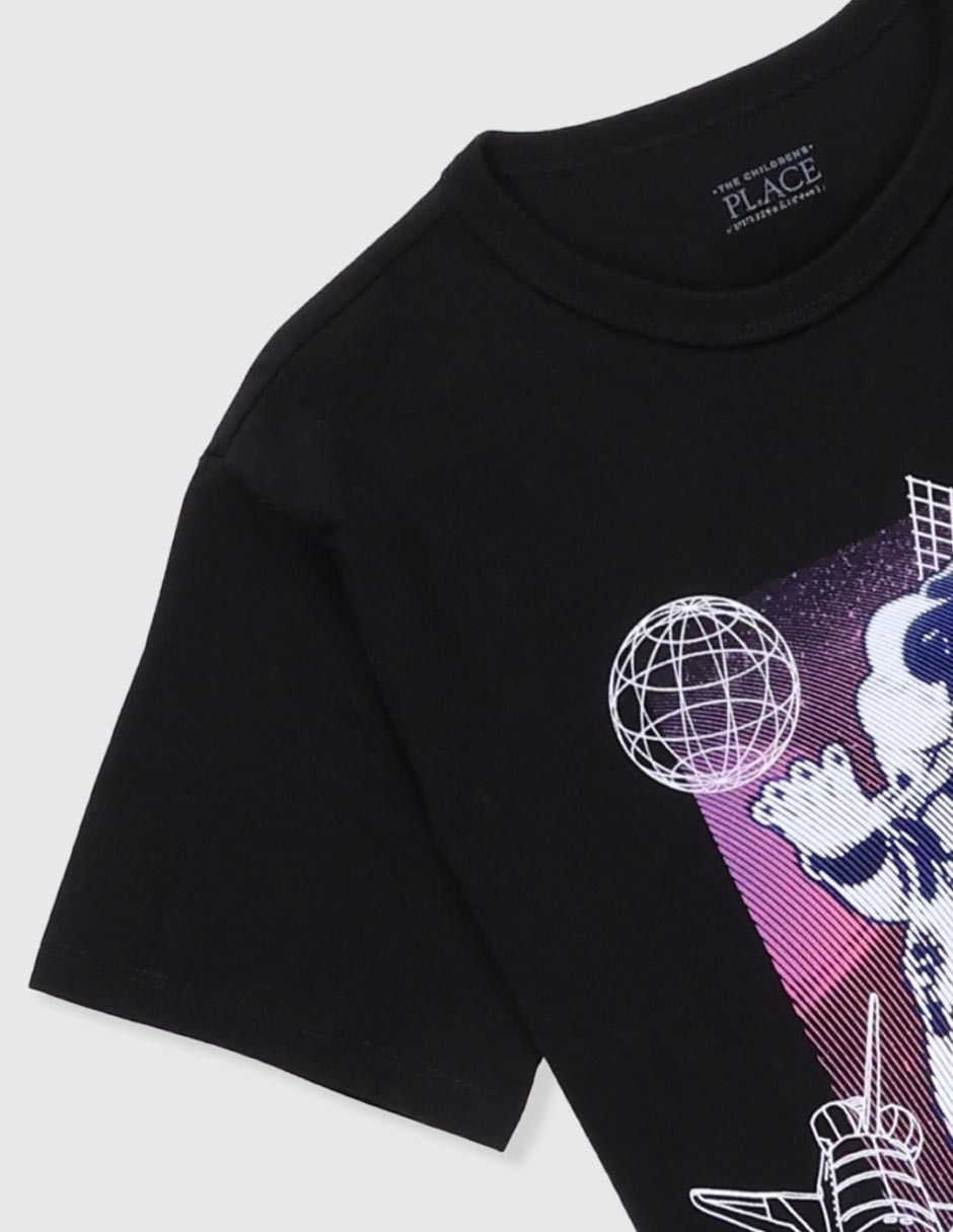 Playera manga corta para niño 4