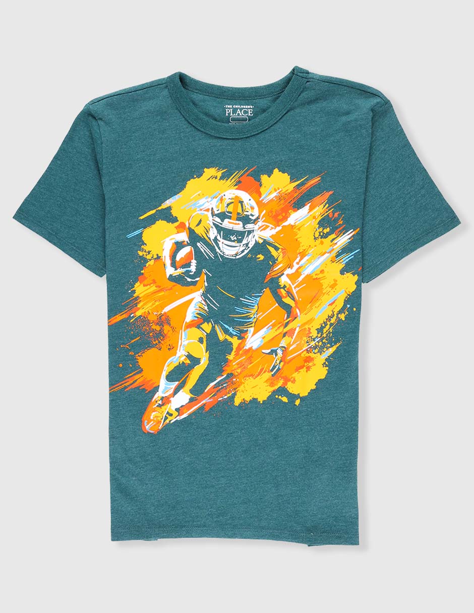 Playera manga corta para niño