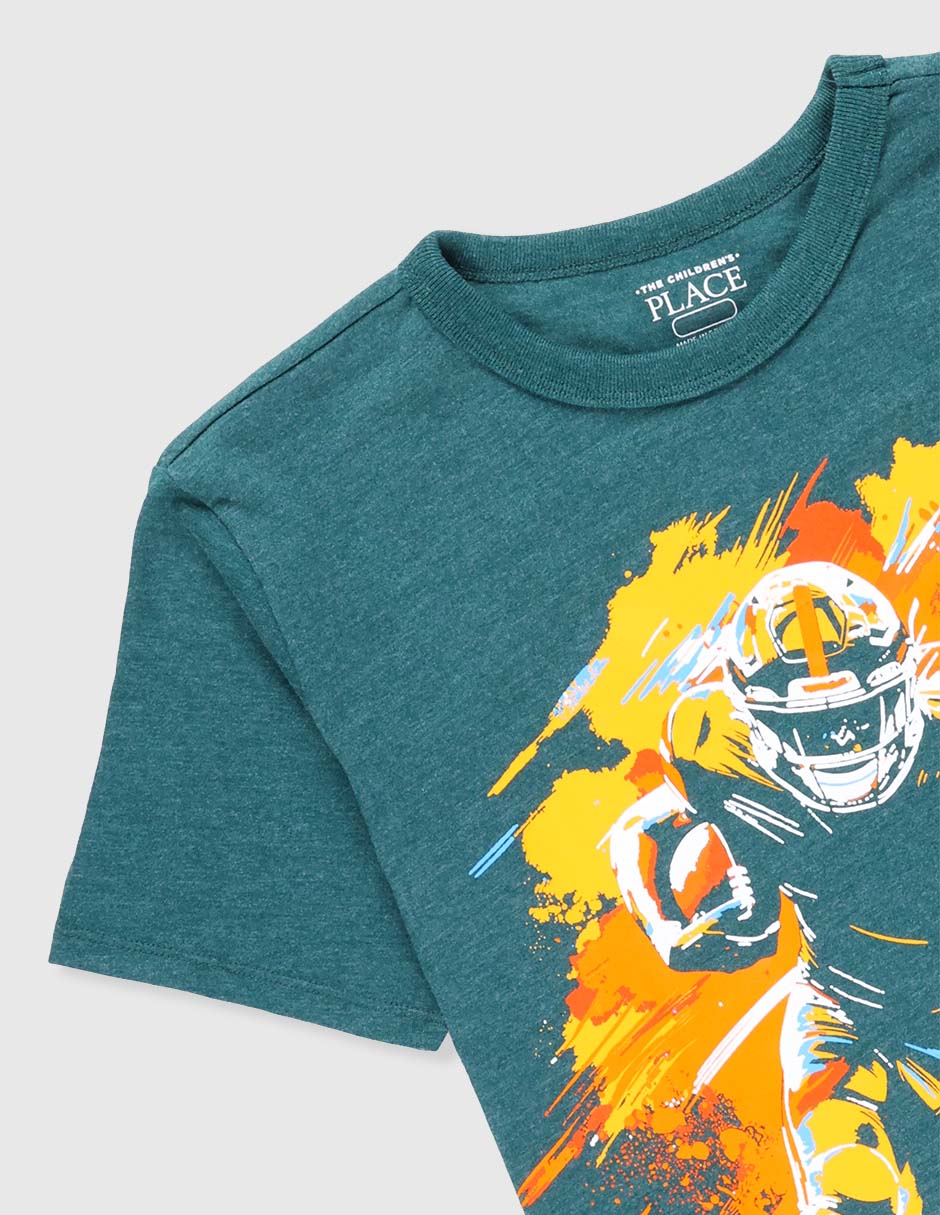 Playera manga corta para niño 4