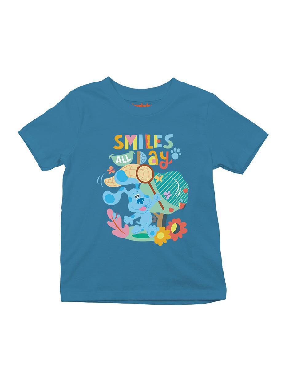 Playera Blues Clues & You Blue manga corta para niño 4