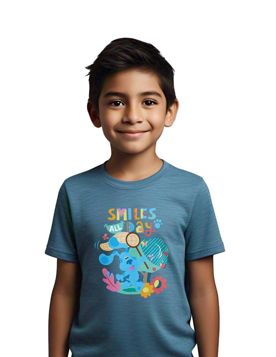 Playera Blues Clues & You Blue manga corta para niño