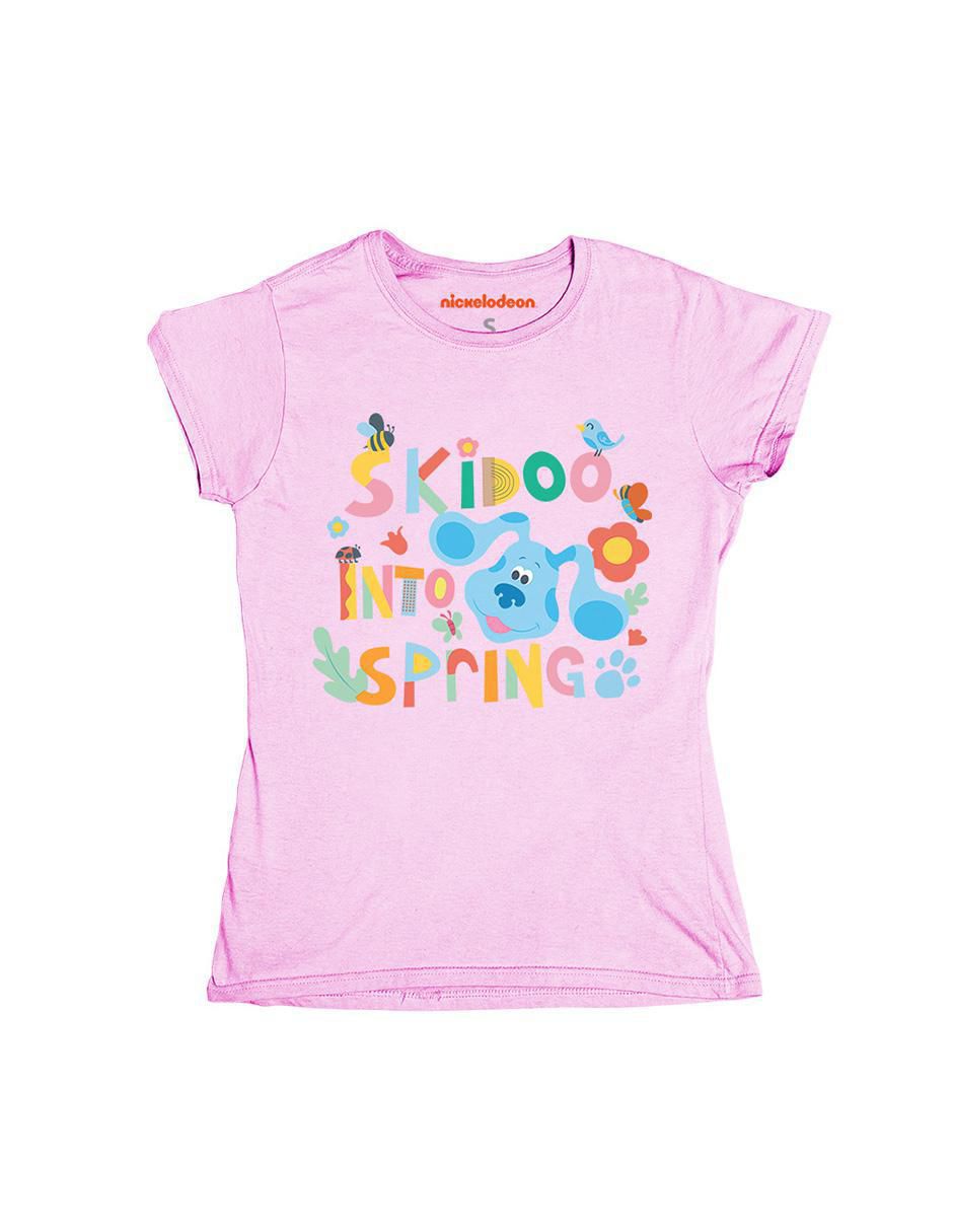Playera Blues Clues & You Blue manga corta para niña 4