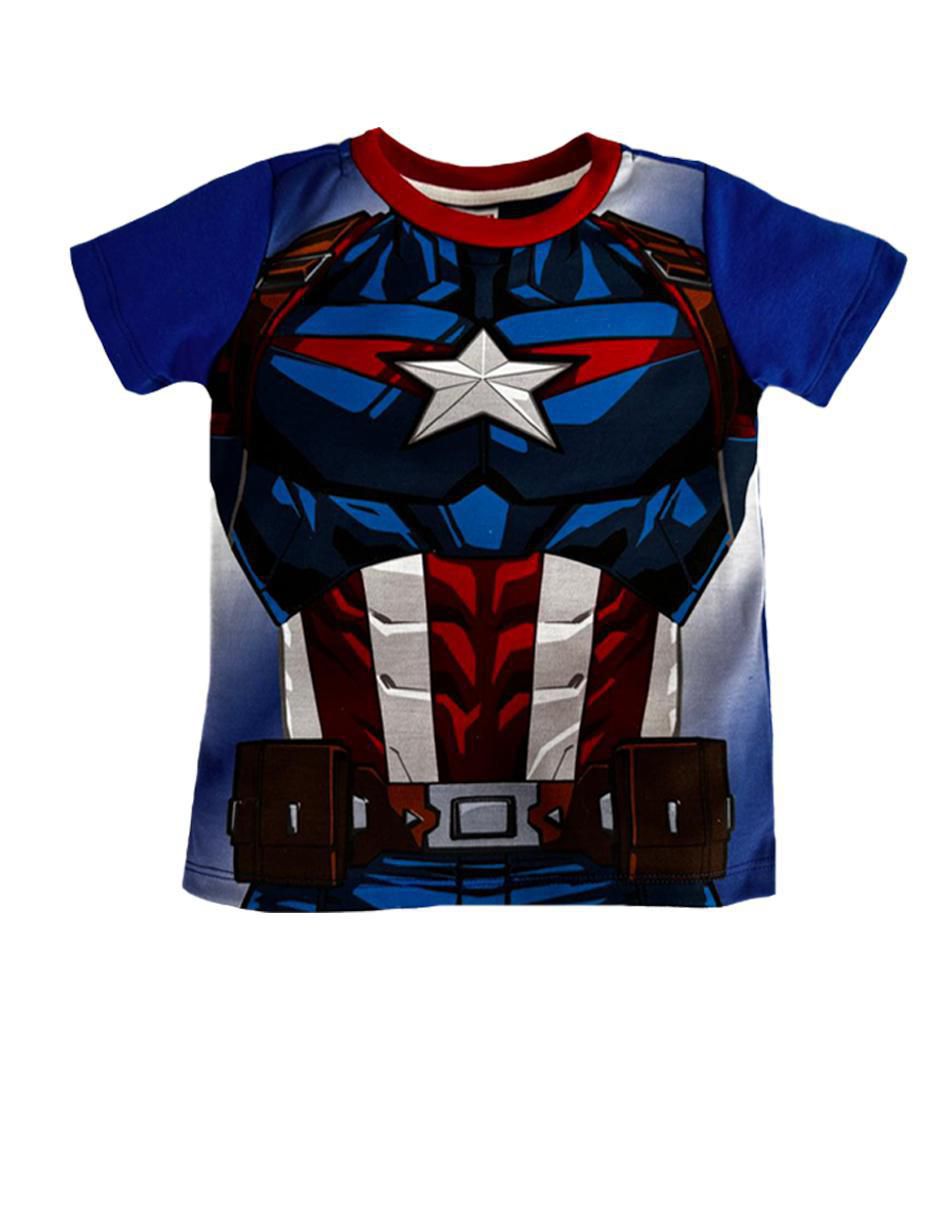 Conjunto capitán américa de algodón para niño 2