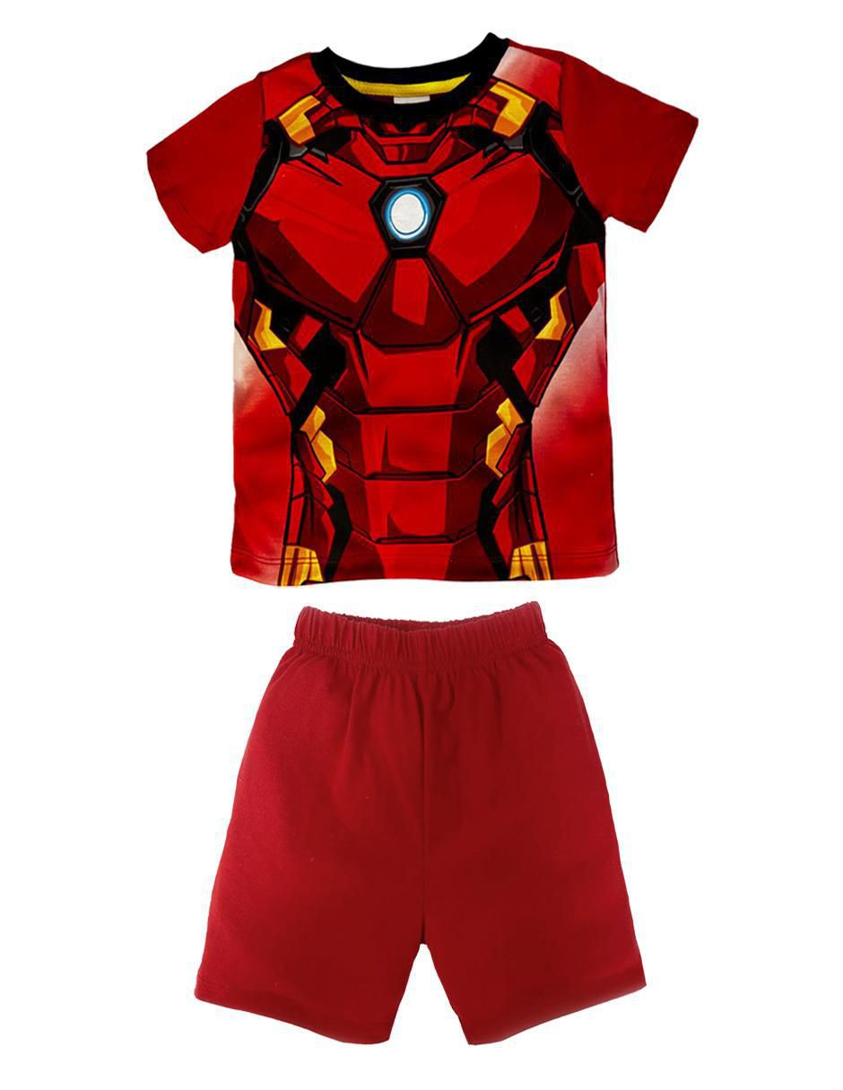 Conjunto iron man de algodón para niño