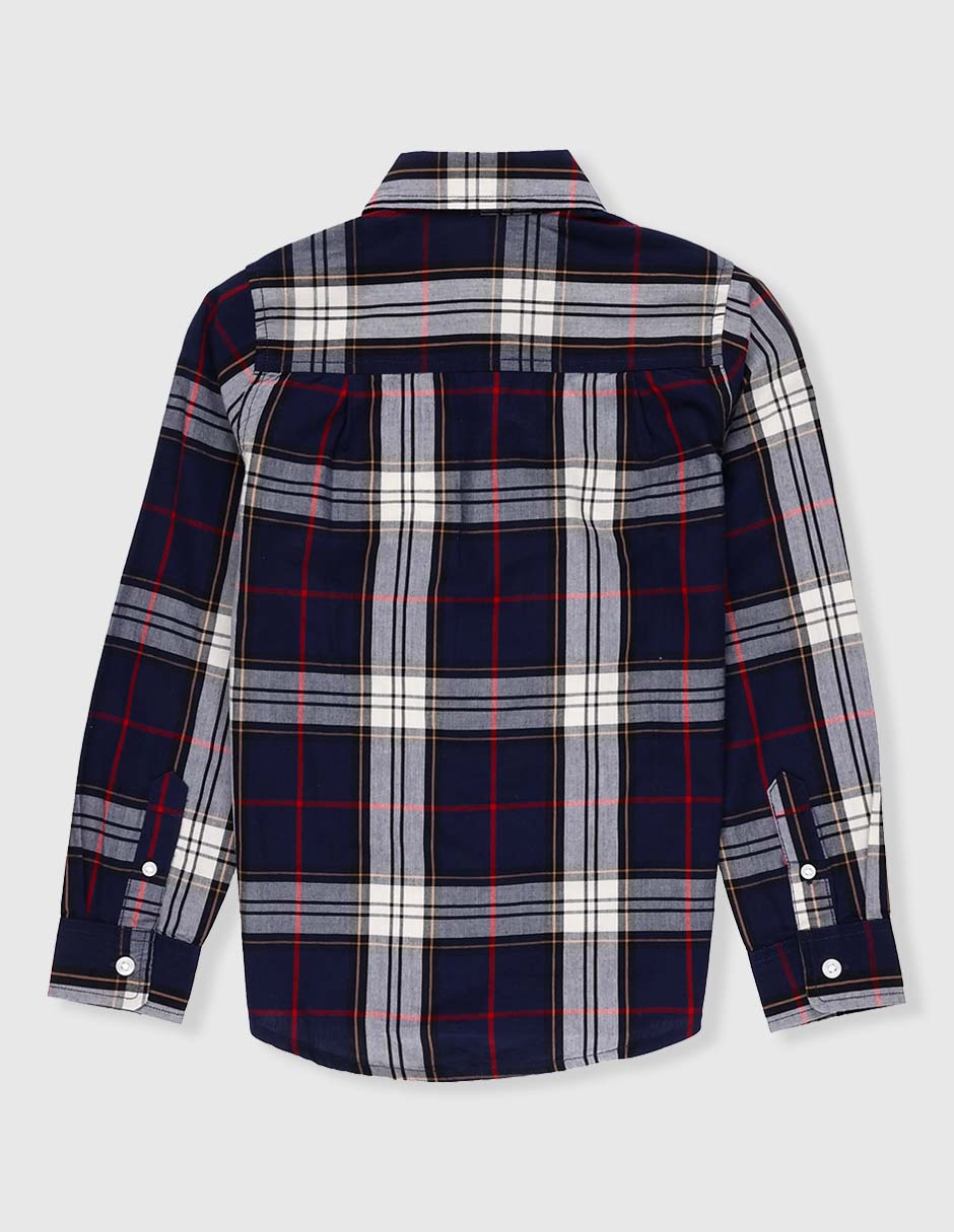 Camisa casual manga larga para niño 2