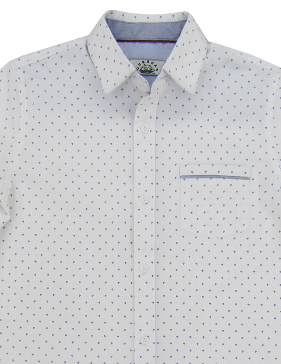 Camisa casual de algodón manga corta para niño 2