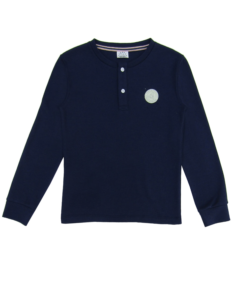 Playera manga larga para niño
