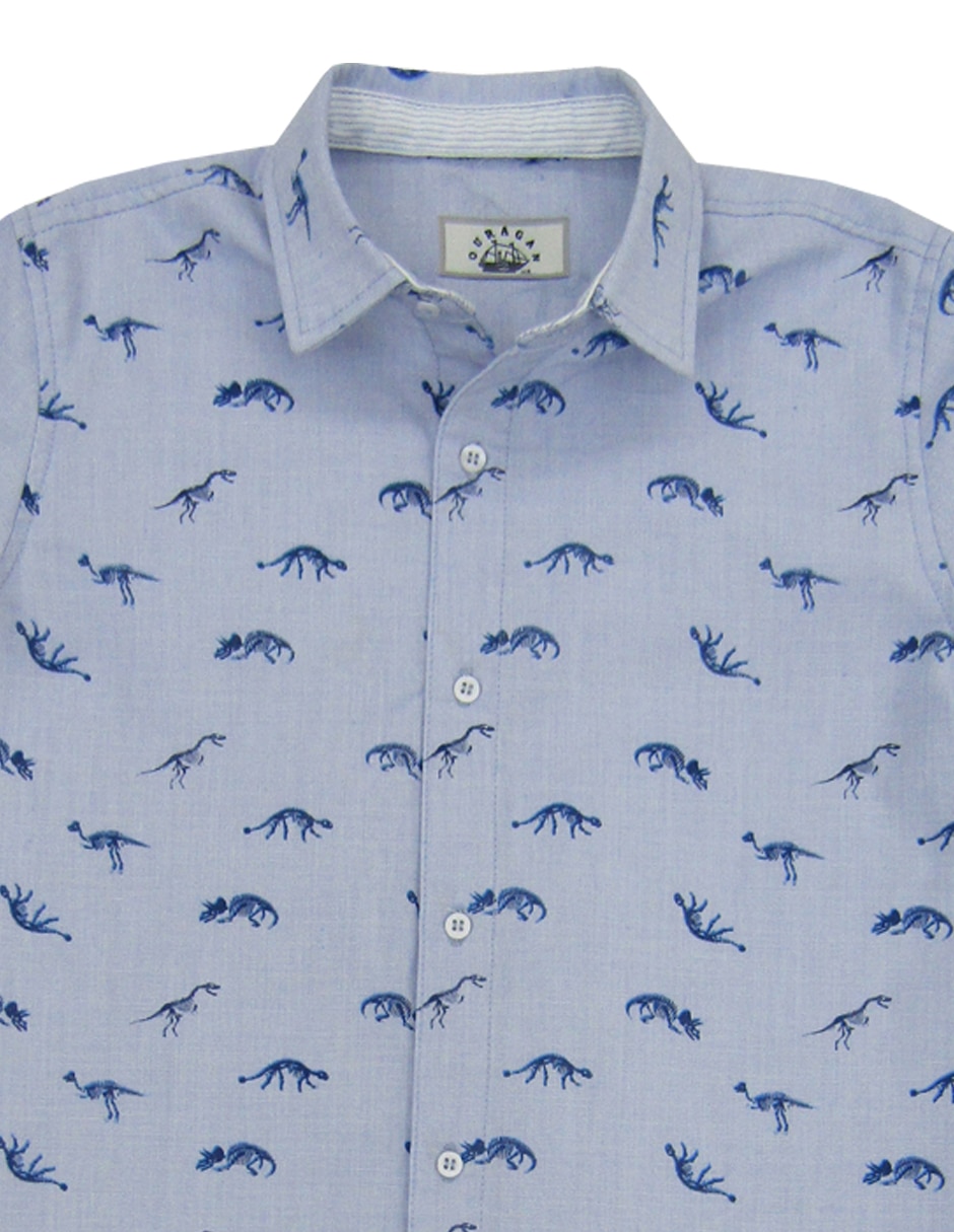 Camisa casual de algodón manga corta para niño 2