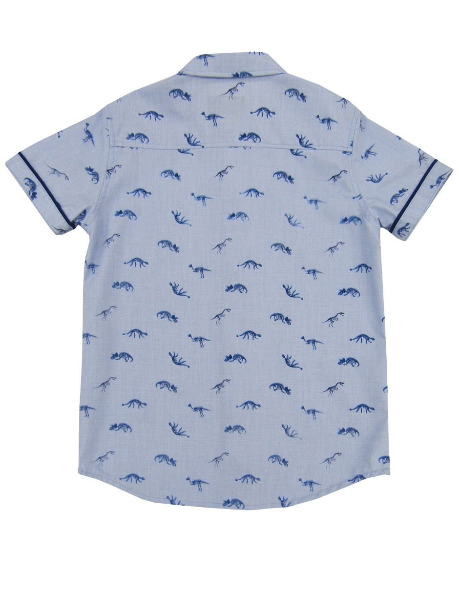 Camisa casual de algodón manga corta para niño 3