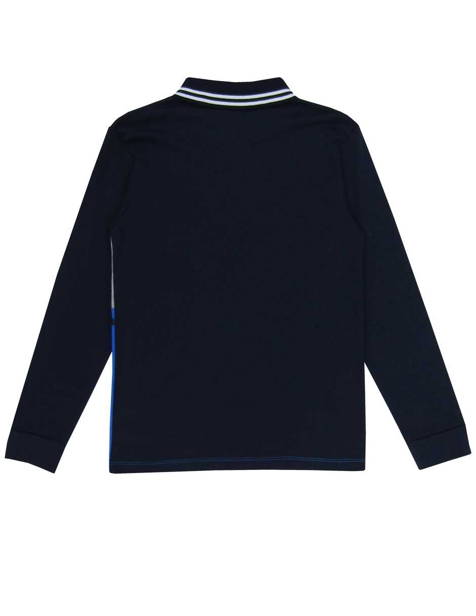 Playera tipo polo de algodón para niño 3