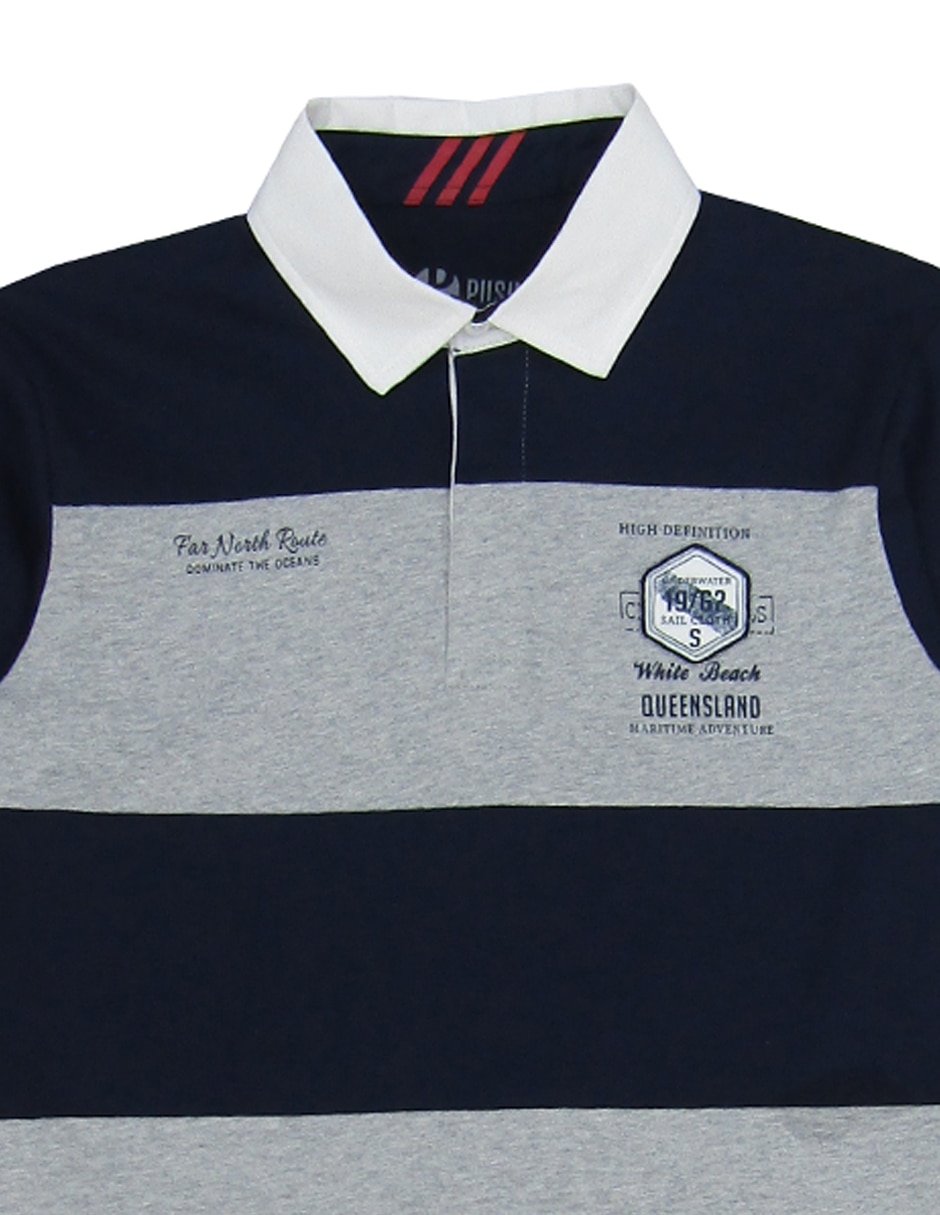 Playera tipo polo de algodón para niño 2