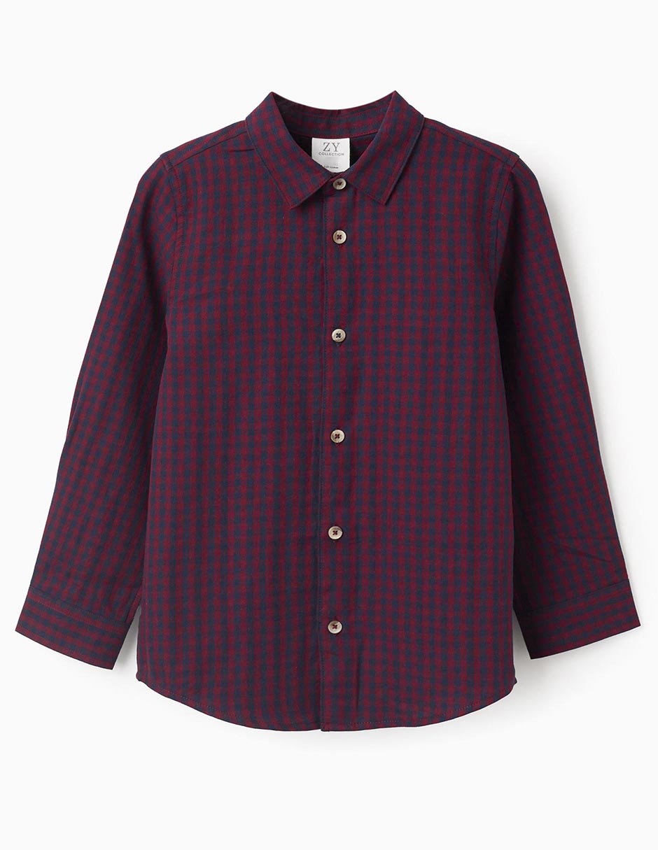 Camisa casual manga larga para niño Camisa casual manga larga para niño