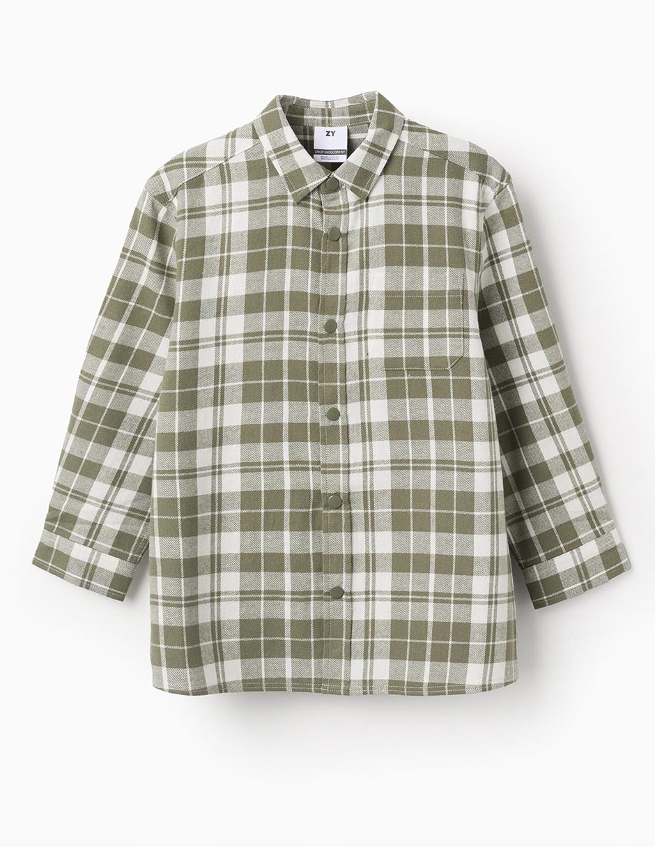 Camisa casual manga larga para niño
