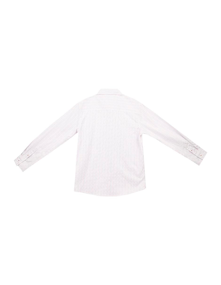 Camisa casual de algodón manga larga para niño 2