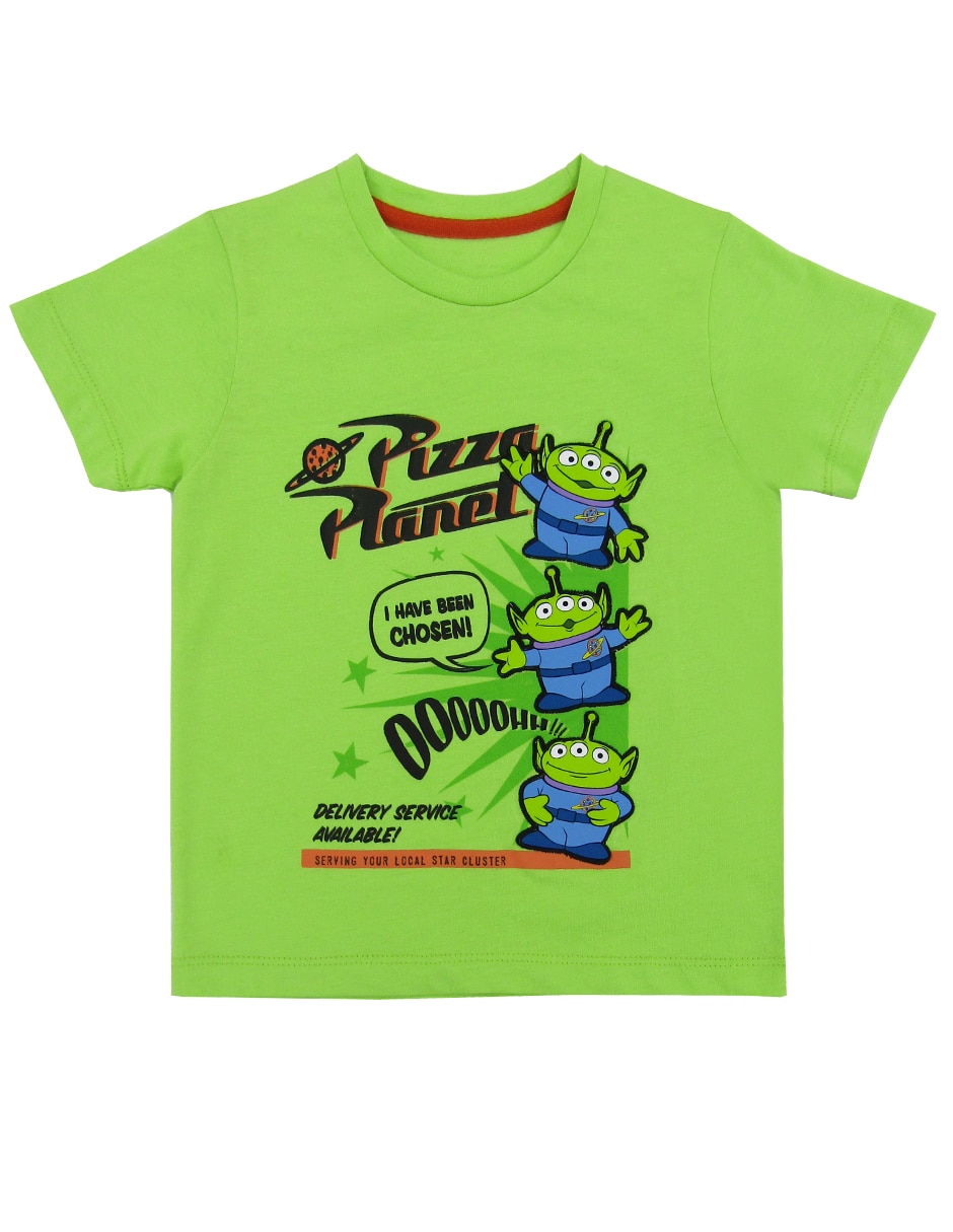 Playera Toy Story manga corta para niño