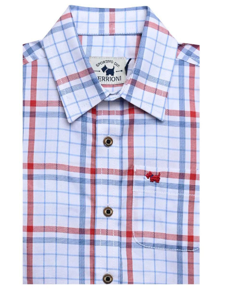 Camisa casual de algodón manga corta para niño 3