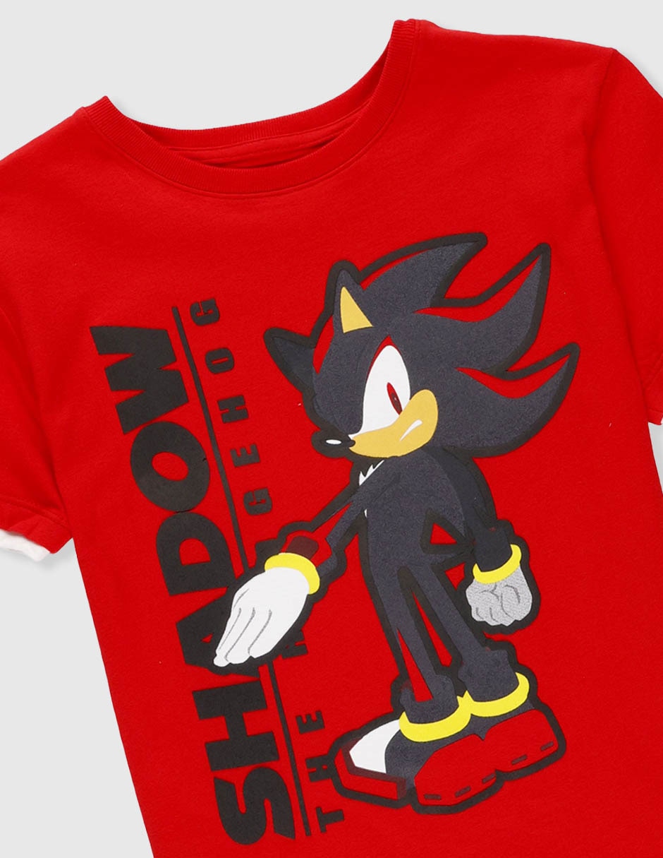 Playera Sonic manga corta para niño 4