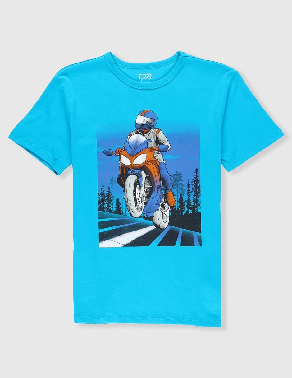 Playera manga corta para niño
