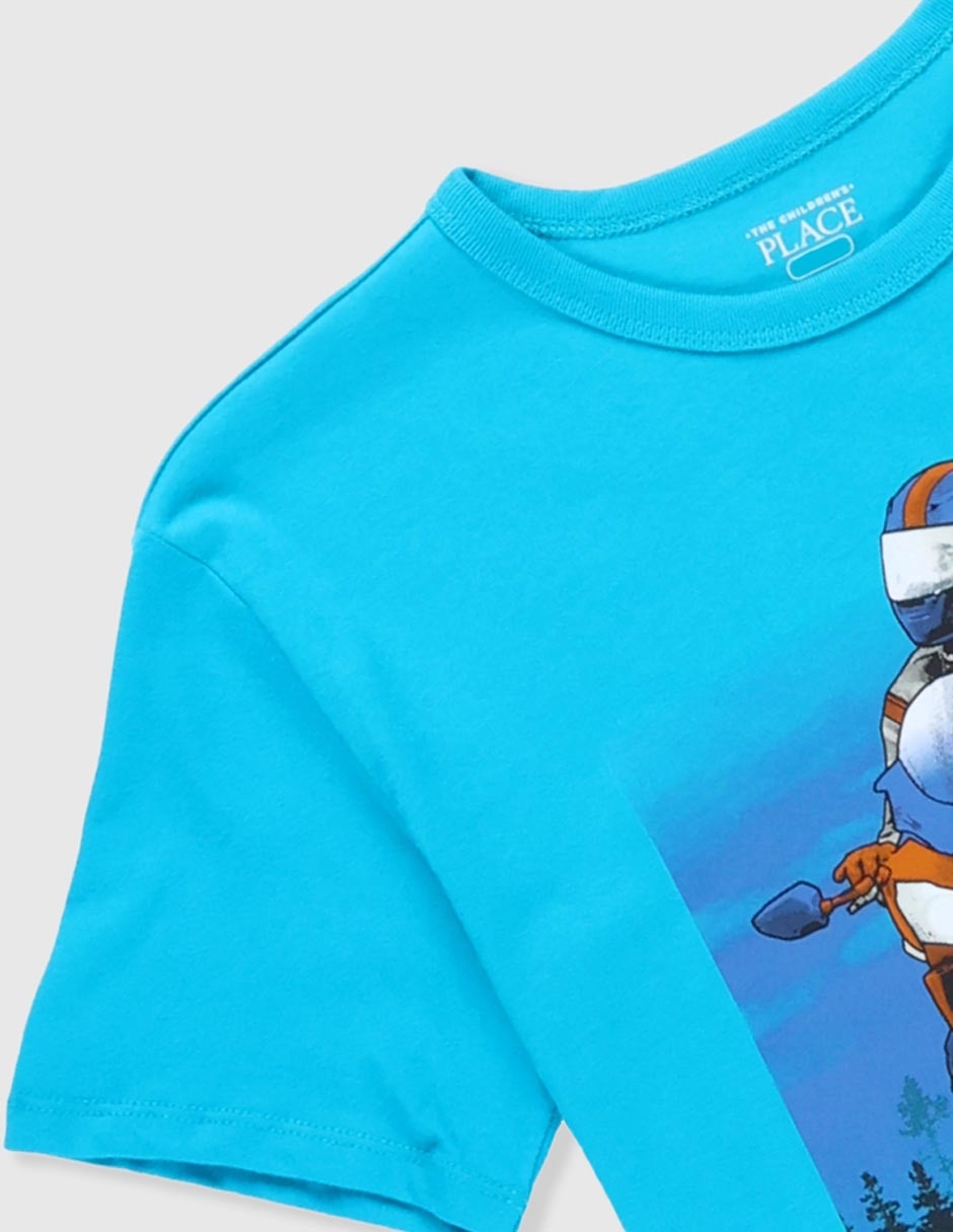 Playera manga corta para niño 3