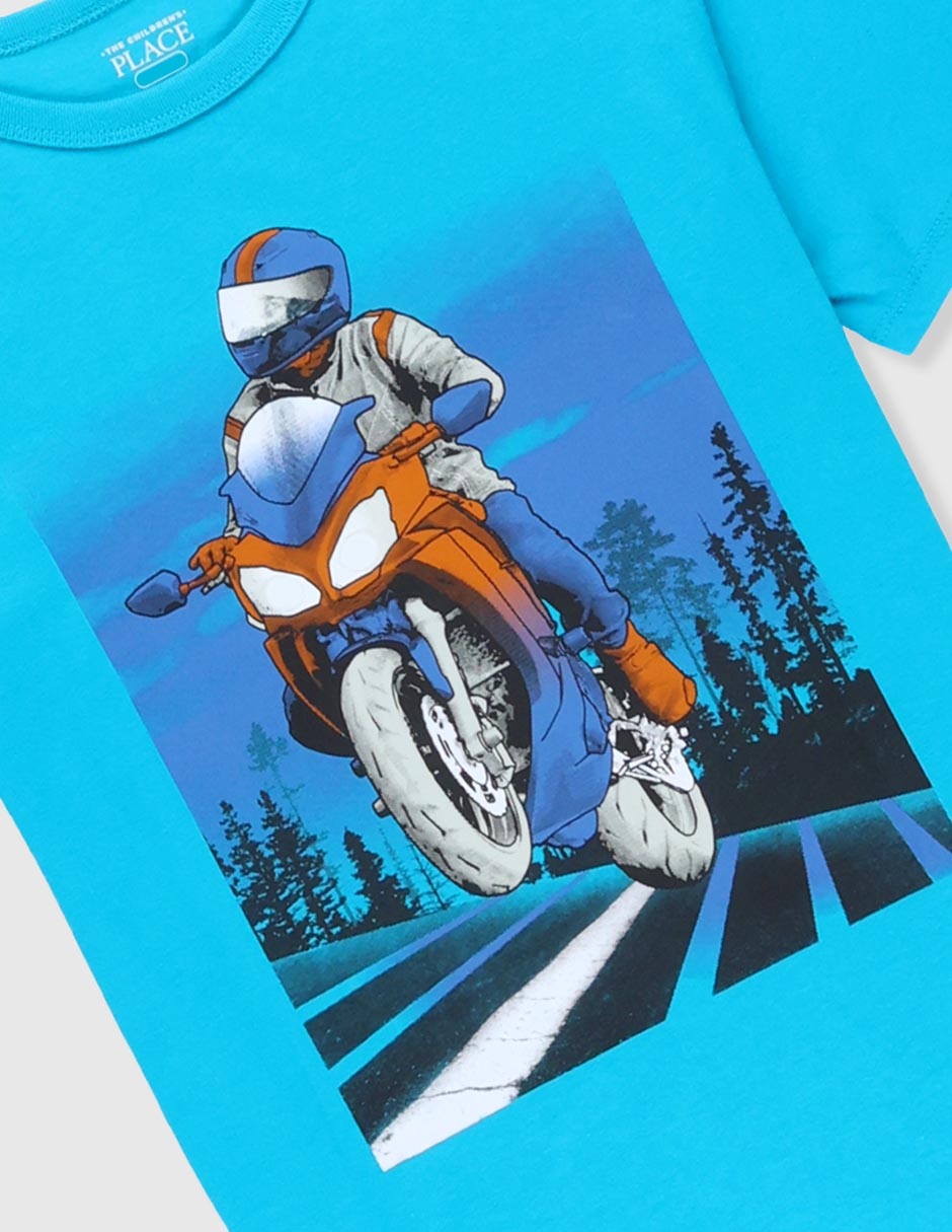 Playera manga corta para niño 4