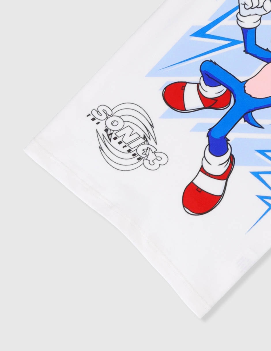 Playera Sonic manga corta para niño 4