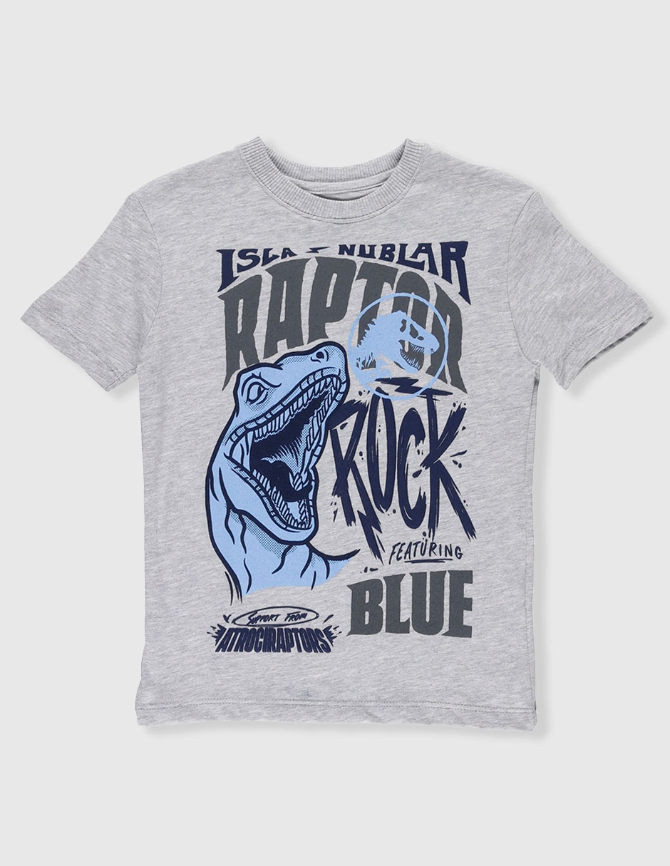 Playera Jurassic World manga corta para niño