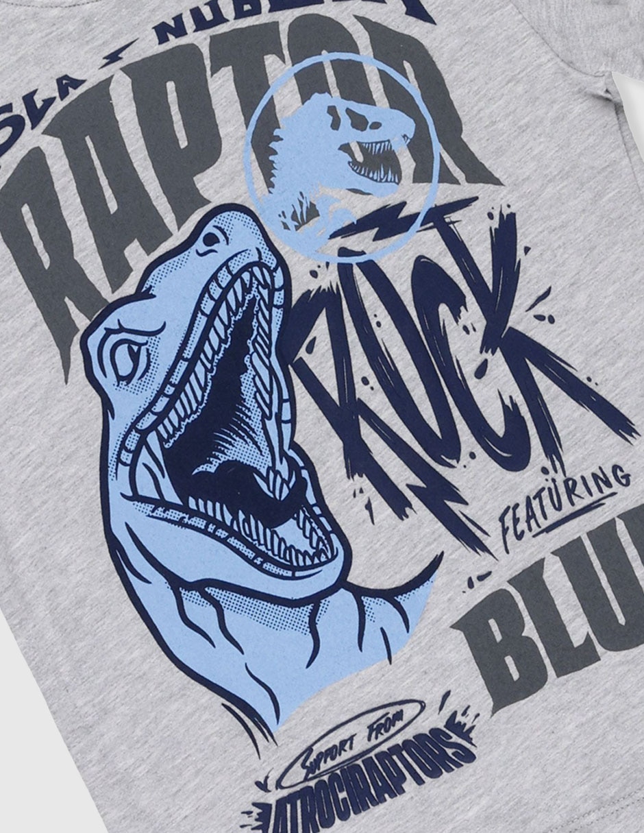 Playera Jurassic World manga corta para niño 3