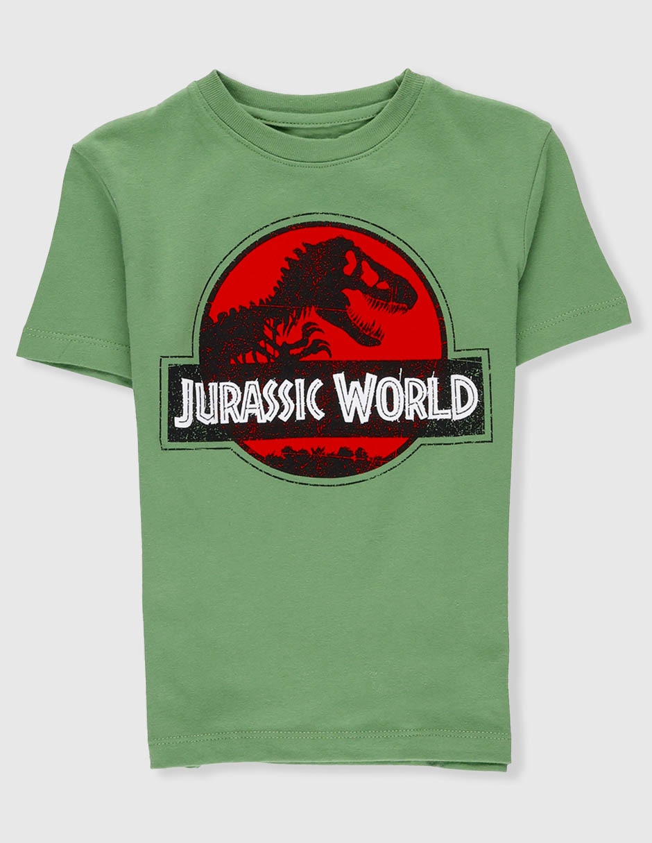 Playera Jurassic World manga corta para niño