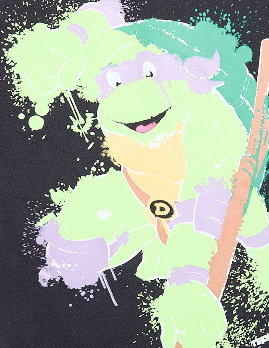 Playera Donatello manga corta para niño 3